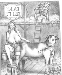 Bazongas massive titties art by Kovik