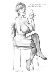 Bazongas massive titties art by Kovik