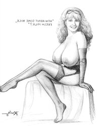 Bazongas massive titties art by Kovik