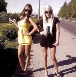 Splendid Honeys in Micro-Skirt By TROC