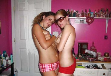 Whores wearing pinkish