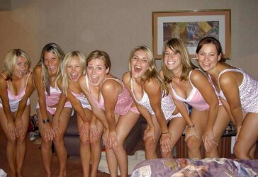 Whores wearing pinkish