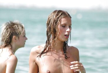 Super Hot Breasts at the Beach