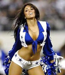 White cheerleaders