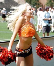White cheerleaders