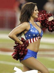 White cheerleaders