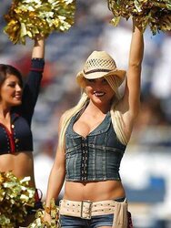 White cheerleaders