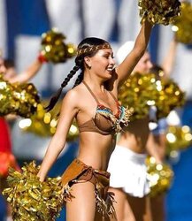 White cheerleaders
