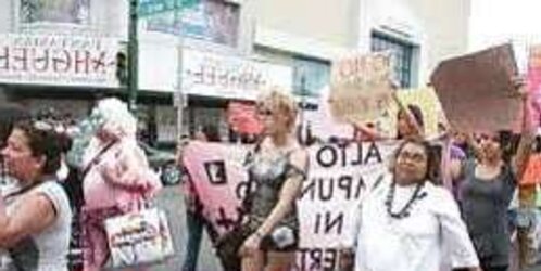 March of Putas Mexico DF