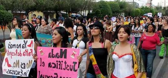 March of Putas Mexico DF