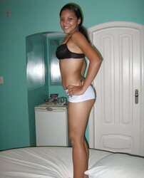 Bare inexperienced latina gal