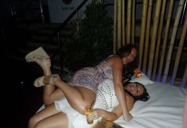 Chubby slags seren,amy,charlotte and vicky holiday photos