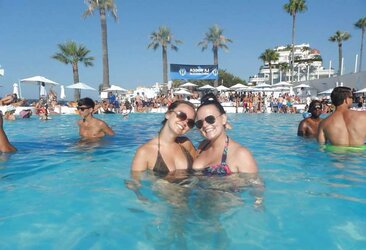 Chubby slags seren,amy,charlotte and vicky holiday photos