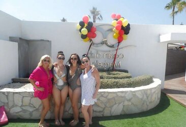 Chubby slags seren,amy,charlotte and vicky holiday photos