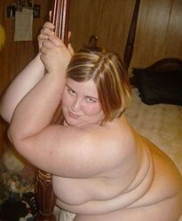 Massive Bellied Blondie Bombshell