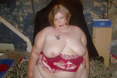 Massive Bellied Blondie Bombshell