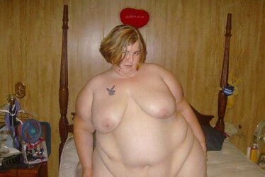 Massive Bellied Blondie Bombshell