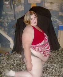 Massive Bellied Blondie Bombshell