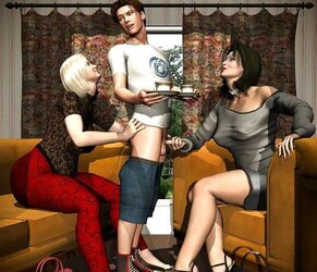 Super-Naughty Moms 3D Art Bevy