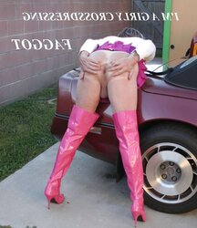 3 FAUX-COCK BANG PIG SISSY FAGGOT MICHELLE