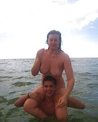 Huge Beach Tits