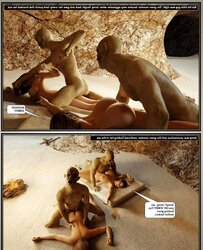 3D - Gisella Moretti in The Crevice