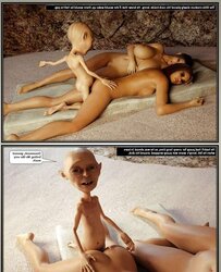 3D - Gisella Moretti in The Crevice
