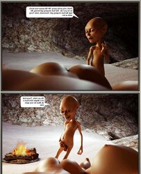 3D - Gisella Moretti in The Crevice