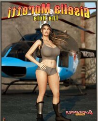 3D - Gisella Moretti in The Crevice
