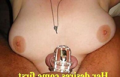 Cuckold chastity captions