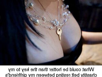 Cuckold chastity captions