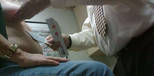 Wifey tit augmentation consultation