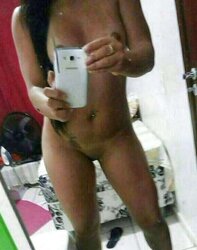In front a mirror