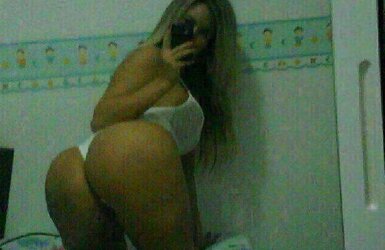 In front a mirror