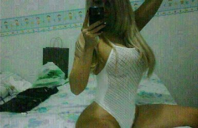 In front a mirror