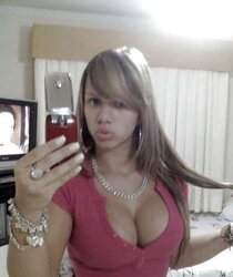 In front a mirror