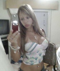 In front a mirror