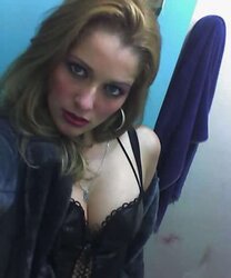 In front a mirror