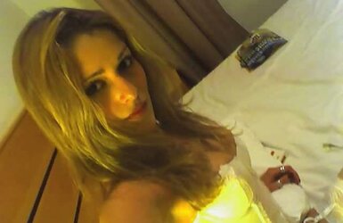 In front a mirror