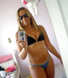 In front a mirror