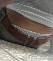 Fledgling g-string glimpses, slides and bootie.