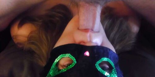 Wife update..she enjoys to deep-throat salami