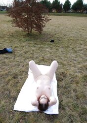 Mein reifes Fleisch im Park