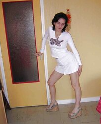 Inexperienced MUMMY Posing In Tights And High High-Heeled Slippers by DarKKo