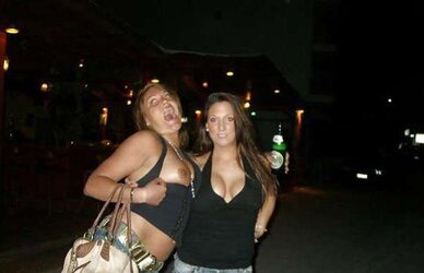 Nasty teenager ladies on holiday