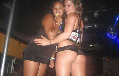 Nasty teenager ladies on holiday