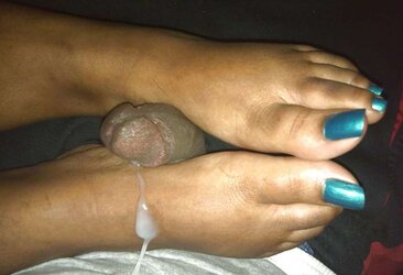 Teal Blue Car Footjob