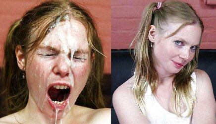 Just Before And After Facials !