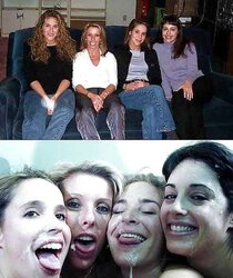Just Before And After Facials !