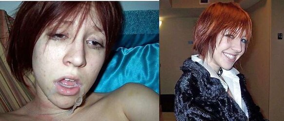 Just Before And After Facials !